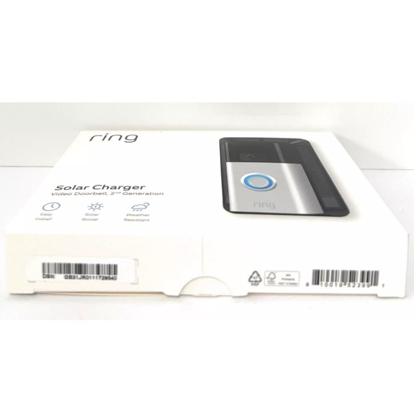 New Solar Charger for Ring Video Doorbell Camera 2nd Generation 2020 release - Picture 3 of 3